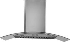 Butterfly Jet Wall Mounted Chimney (Silver, 1000 m3/hr)