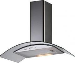 Cata Isla Curve C Glass ( with free cuttlery set from giftipedia) Ceiling Mounted Chimney