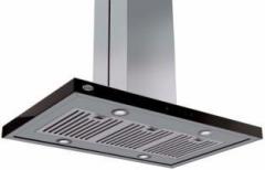 Glen GL 6052 Touch 1250 90 Wall Mounted Chimney (Silver, 1250 m3/hr)