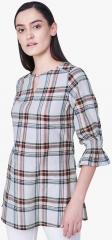 And Grey Checked Tunic women