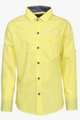 Mashup Yellow Casual Shirt boys