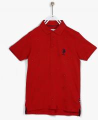 U S Polo Assn Kids Red Polo T Shirt boys