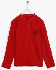 U S Polo Assn Kids Red Regular Fit T Shirt boys