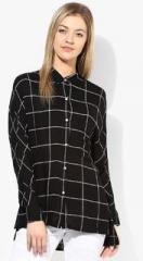 United Colors Of Benetton Black Checked Shirt women