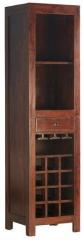 @home Tally Bar Cabinet in Walnut Colour