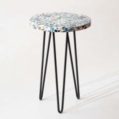 Casa D cor Garden Table with Hairpin Legs for Balcony, Living Room and Hallway Space Decor Table Living & Bedroom Stool