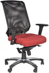 Chromecraft Oxford Red Office Chair in Red Colour