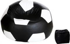 Comfybean XXL Football Footrest Body Fitter Bean Bag With Bean Filling