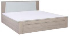 HomeTown Ambra Queen Bed with Hydraulic Storage in White Finish