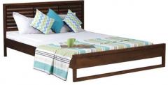 HomeTown Unision Queen Bed in Nut Brown Colour