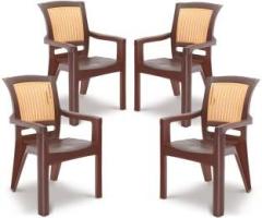 Maharaja Singham 104 for Home, Office | Comfortable, ArmRest | Bearing Capacity upto 200Kg Plastic Outdoor Chair