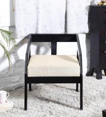 Woodsworth Clio Arm Chair in Espresso Walnut Finish