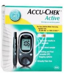 Accu Chek Active With 100 Strips [ New No Coding ] Glucometer