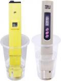 Balrama Digital Tds Meter & Ph Meter Water Quality Tester Purity Indicator for RO Service Lab Equipment Office Supplies Water Safety Pen Type Pocket Sized Handheld Plastic Portable Hydroponic Thermometer