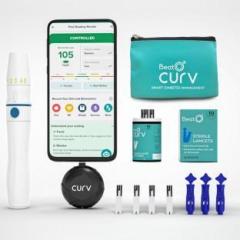Beato Curv Glucometer with 10 Strips and 10 Lancets Glucometer