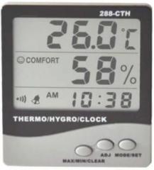 Htc 103 CTH Htc 103 CTH Digital Thermo/Hygrometer Humidity Tester with Clock large 2 line LCD display Thermometer