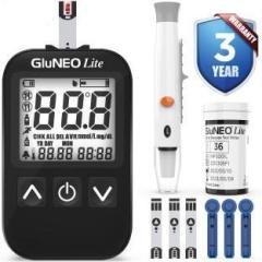 K life Gluneolite Fully Automatic Blood Glucose Check Sugar Testing Machine 50 Strips Glucometer