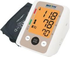 Meditive Fully Automatic Arm type Digital Blood Pressure Monitor with Large LCD Display with Orange Back Light Bp Monitor