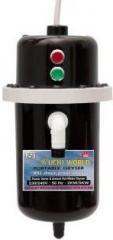 Ruchi World 1 Litres HEATER GEYSER SHOCK PROOF PLASTIC BODY WITH INSTALLATION KIT (1 L Instant Water Heater (Multicolor)