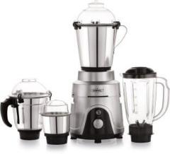 Cookwell Commercial Heavy Duty 1200 Juicer Mixer Grinder 4 Jars, Silver