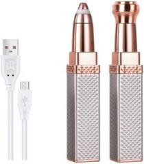 Fluent 2 In 1 Eyebrow Trimmer Machine For Women Face Lips Nose Hair Removal Trimmer 90 min Runtime 1 Length Settings