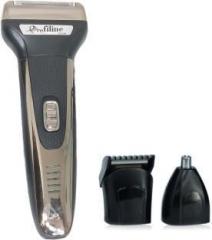 Profiline PRO GM 598 3in1 shaving set with Trimmer and Nose Trimmer Heads Shaver For Men