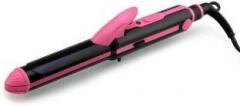 Wonder World Curling Iron Tourmaline Ceramic 2 in 1 Curling Wand and Hair Straightener Electric Hair Curler