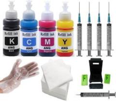 Ang Refill For HP Deskjet 2723 WiFi Colour Printer hp 805 ink cartridge refill kit Black + Tri Color Combo Pack Ink Cartridge