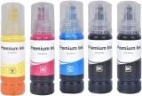 Good One 001 / 003 Ink Refill Compatible for Epson L3110, L3150, L5190, L1110, L4150, L6170, L4160, L6190, L6160 Black + Tri Color Combo Pack Ink Bottle