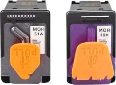Haline GT52 Tri color Print Head for HP Ink Tank Printer Black + Tri Color Combo Pack Ink Cartridge