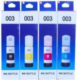 Inexg Ink 003 Ink Bottle Set Compatible Printer For 3100 L3101 L3150 L3110 Black + Tri Color Combo Pack Ink Bottle