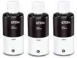 Inexg Ink GT53XL BK Compatible For Gt5810 Gt5811 Gt5820 Gt5821 310 Pack Of 3 Black Ink Bottle