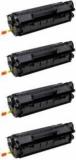 Printstar 12A / Q2612A Toner Cartridge HP Compatible For Use in Laserjet 1010, 1012, 1015, 1018, 1020, 1022, 1022n, M1005, M1319f, 3015, 3020 AIO, 3030 AIO, 3050 AIO, 3050z AIO, 3052 AIO, 3055 Pack of 4 Black Ink Toner