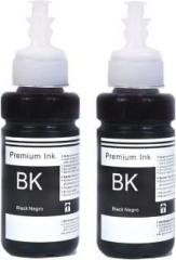 R C Print Ink Compatible for Epson T664 L360, L361, L365, L380 Black Twin Pack Ink Bottle