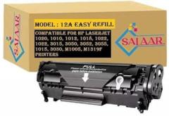 Salaar Easy Refill 12A /Q2612A Toner Cartridge Compatible For 1020, 1010, 1012 Printers Black Ink Toner