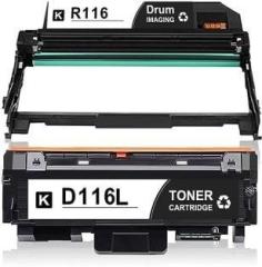 Salaar MLT D116L Toner Cartridge & Dr116 Drum Unit for Samsung SL M 2676 Printers Black Ink Toner