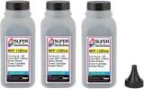 Superc HP Laser MFP 138fnw Printer Toner Refill Pack Of 3 Bottle With Nozlle 80 gms Black Ink Toner Powder