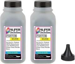 Superc Pantum M6518 Monochrome Laser Printer Toner Refill Pack Of 2 Bottle 80gm Each Black Ink Toner Powder
