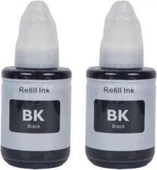 Zokio Refill Ink G Series GI 790 GI 890 for Canon PIXMA G1000, G1010, G1100, G2000 Black Twin Pack Ink Bottle