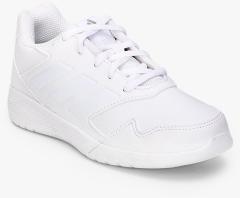 Adidas White Running Shoes for girls in 