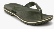 Crocs Crocband Green Flip Flops women