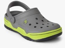 Crocs Front Court Grey Clogs for Men 