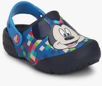 Crocs Funlab Mickey Navy Blue Clogs Sandals girls