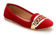 Fiorella Red Belly Shoes women