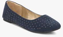 Ginger By Lifestyle Navy Blue Belly Shoes women