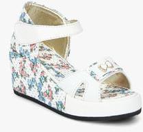 J Collection White Floral Sandals girls