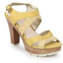Mb Collection Yellow Sandals women