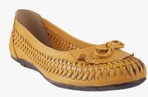 Metro Yellow Belly Shoes for women 