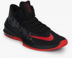 air max infuriate 2 mid black basketball shoes