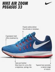 Nike Air Zoom Pegasus Blue Running Shoes for women - Get stylish shoes for Every Women Online in India 2023 | PriceHunt